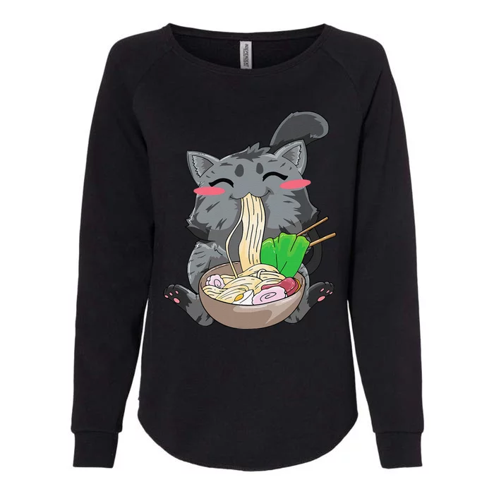 Cat Ra Anime Kawaii Neko Gift Womens California Wash Sweatshirt