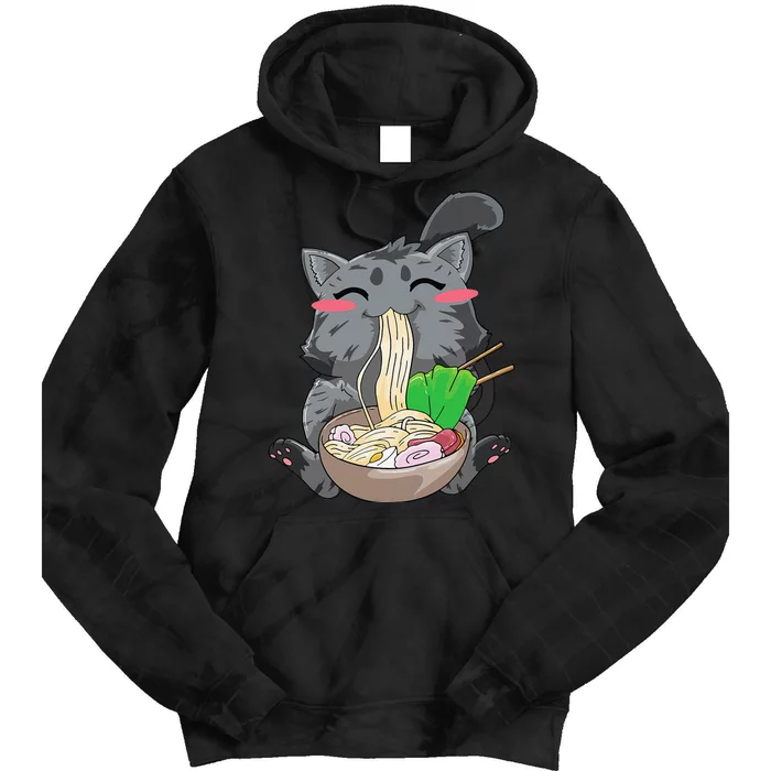 Cat Ra Anime Kawaii Neko Gift Tie Dye Hoodie