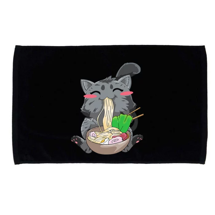 Cat Ra Anime Kawaii Neko Gift Microfiber Hand Towel