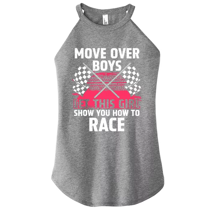 Car Racing Art Race Track Race Car Driver Women’s Perfect Tri Rocker Tank