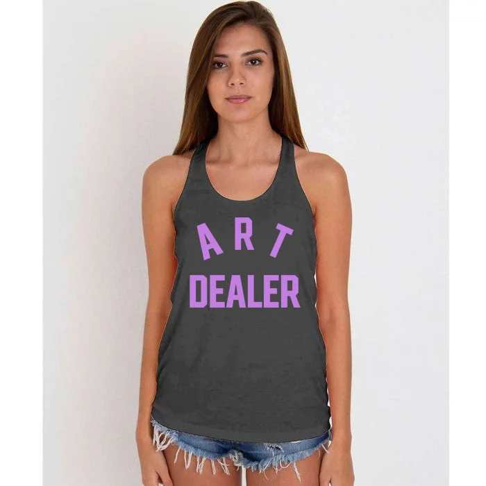 Carla Rockmore Art Dealer Women's Knotted Racerback Tank