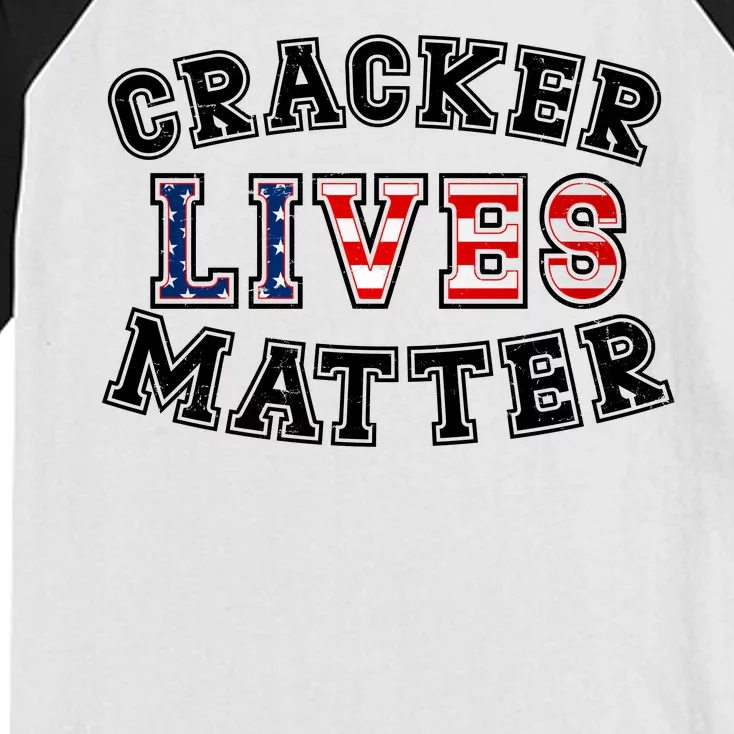 Cracker Lives Matter Kids Colorblock Raglan Jersey