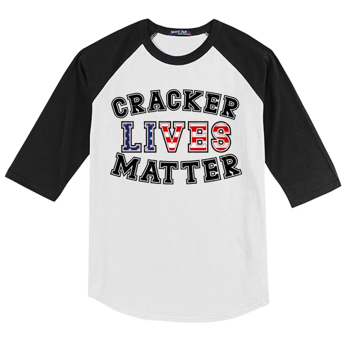 Cracker Lives Matter Kids Colorblock Raglan Jersey