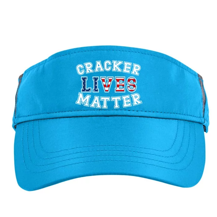 Cracker Lives Matter Adult Drive Performance Visor