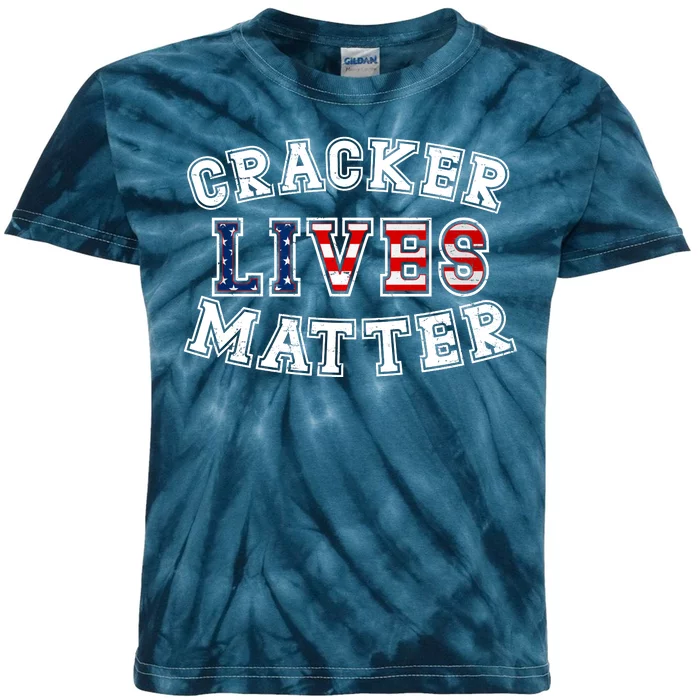 Cracker Lives Matter Kids Tie-Dye T-Shirt