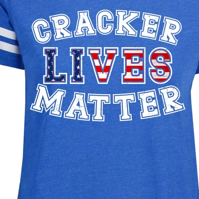 Cracker Lives Matter Enza Ladies Jersey Football T-Shirt