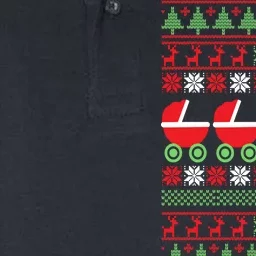 Cradle Ugly Christmas Sweater Softstyle Adult Sport Polo