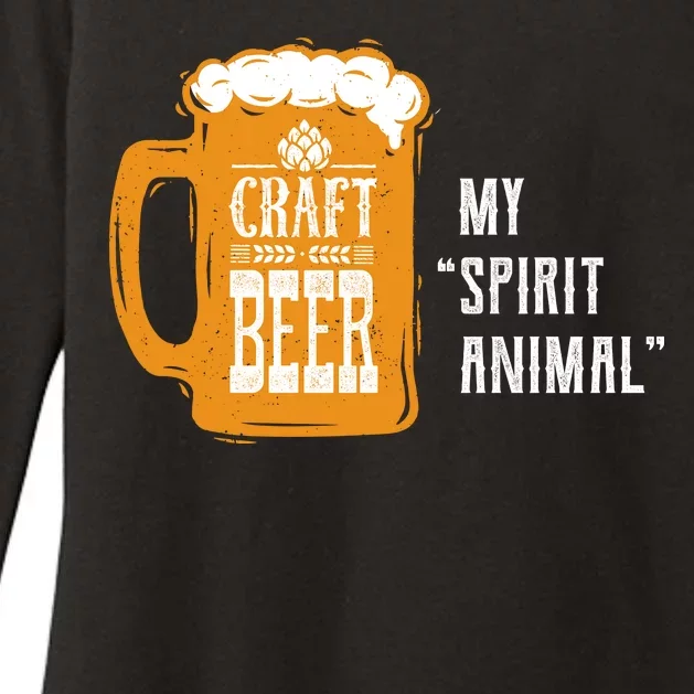 Craft Beer My Spirit Animal Womens CVC Long Sleeve Shirt