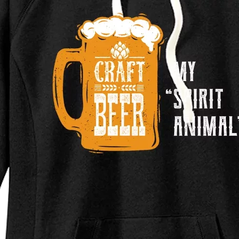 Craft Beer My Spirit Animal Women's Fleece Hoodie