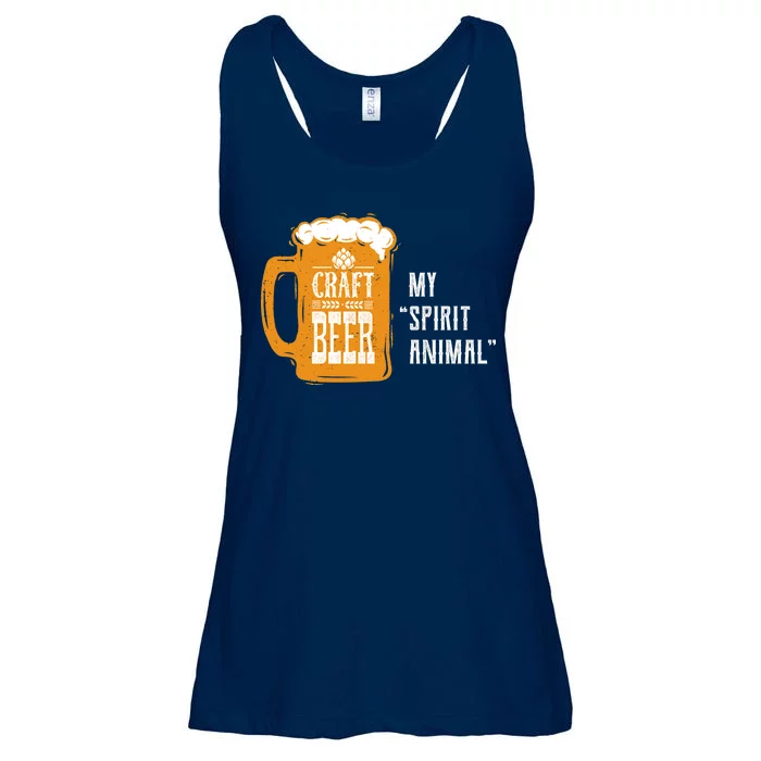 Craft Beer My Spirit Animal Ladies Essential Flowy Tank