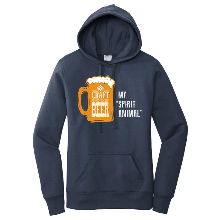 Craft Beer My Spirit Animal Women's Pullover Hoodie