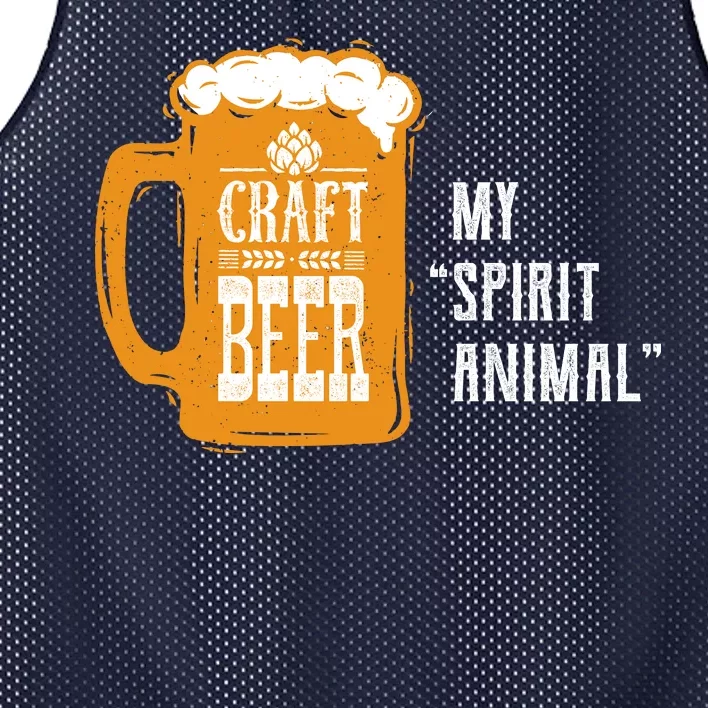 Craft Beer My Spirit Animal Mesh Reversible Basketball Jersey Tank