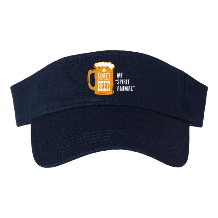 Craft Beer My Spirit Animal Valucap Bio-Washed Visor