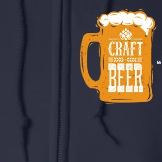 Craft Beer My Spirit Animal Full Zip Hoodie