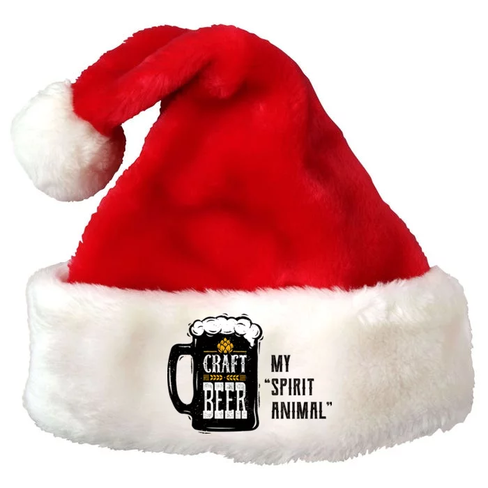 Craft Beer My Spirit Animal Premium Christmas Santa Hat