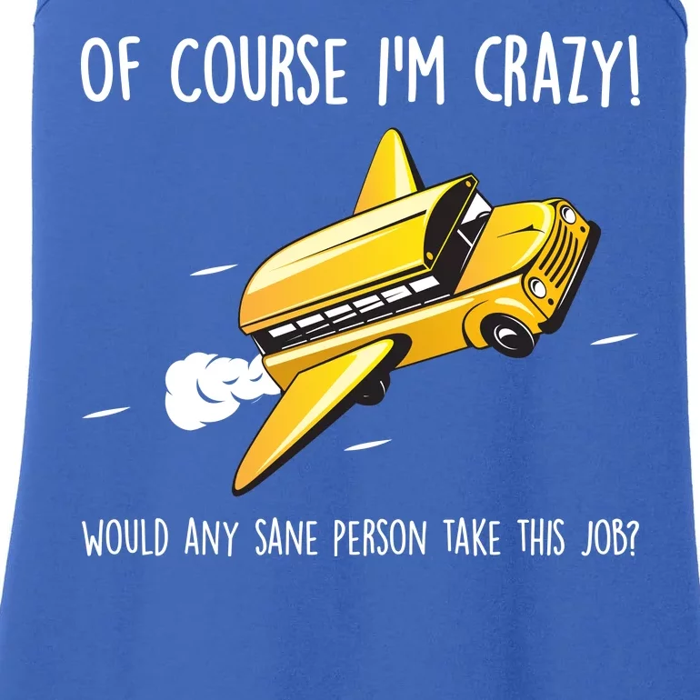 Crazy Bus Driver Ladies Essential Tank