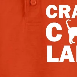 Crazy Cat Lady Dry Zone Grid Performance Polo