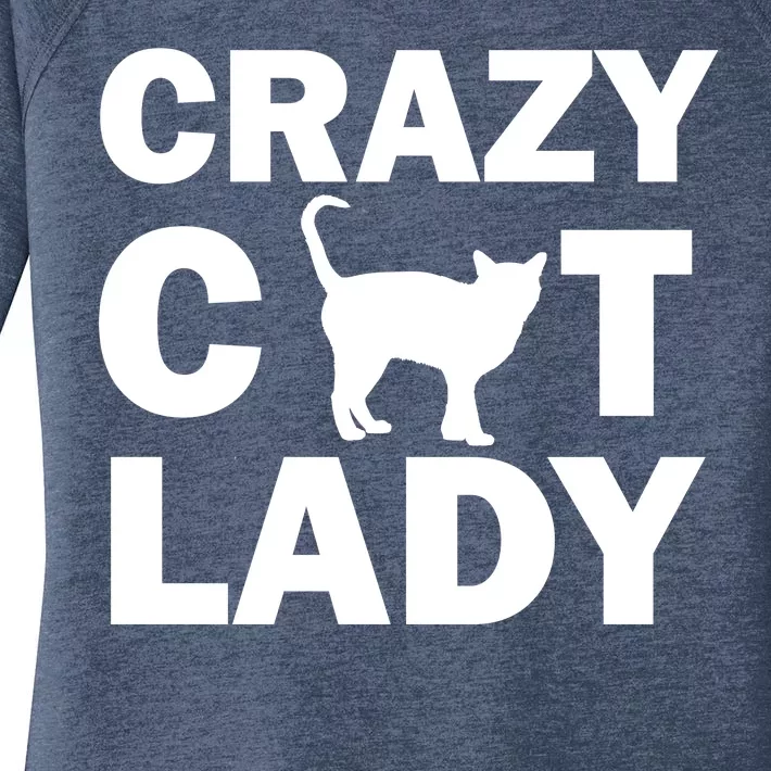 Crazy Cat Lady Women's Perfect Tri Tunic Long Sleeve Shirt