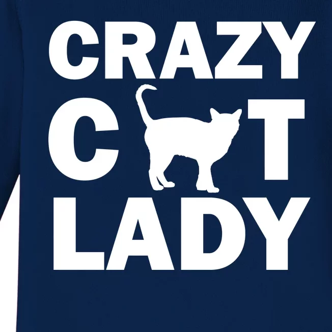 Crazy Cat Lady Baby Long Sleeve Bodysuit