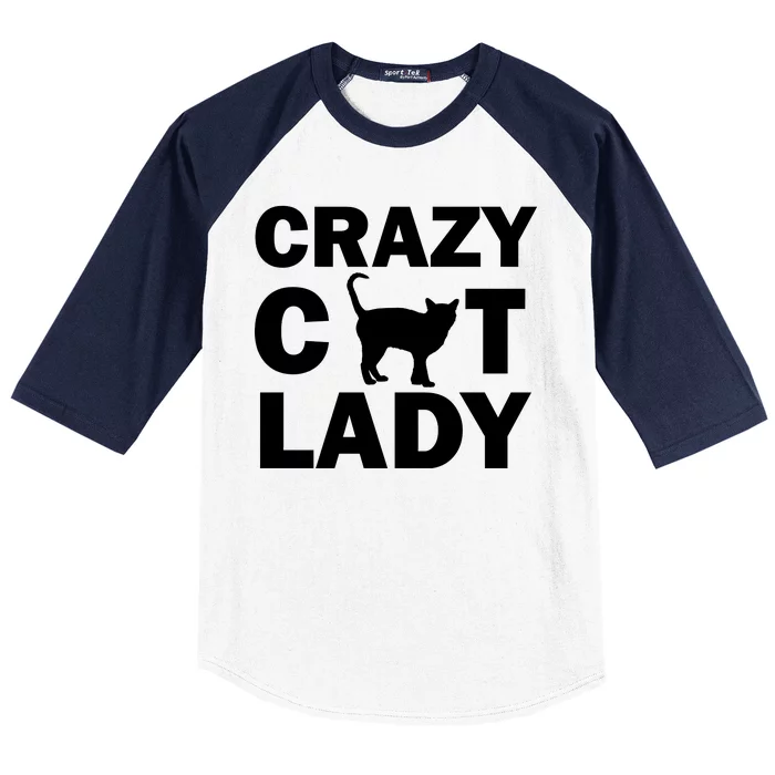 Crazy Cat Lady Baseball Sleeve Shirt