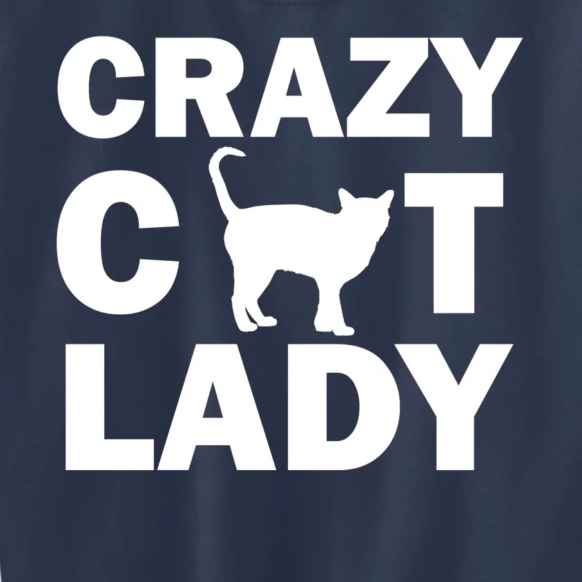 Crazy Cat Lady Kids Sweatshirt