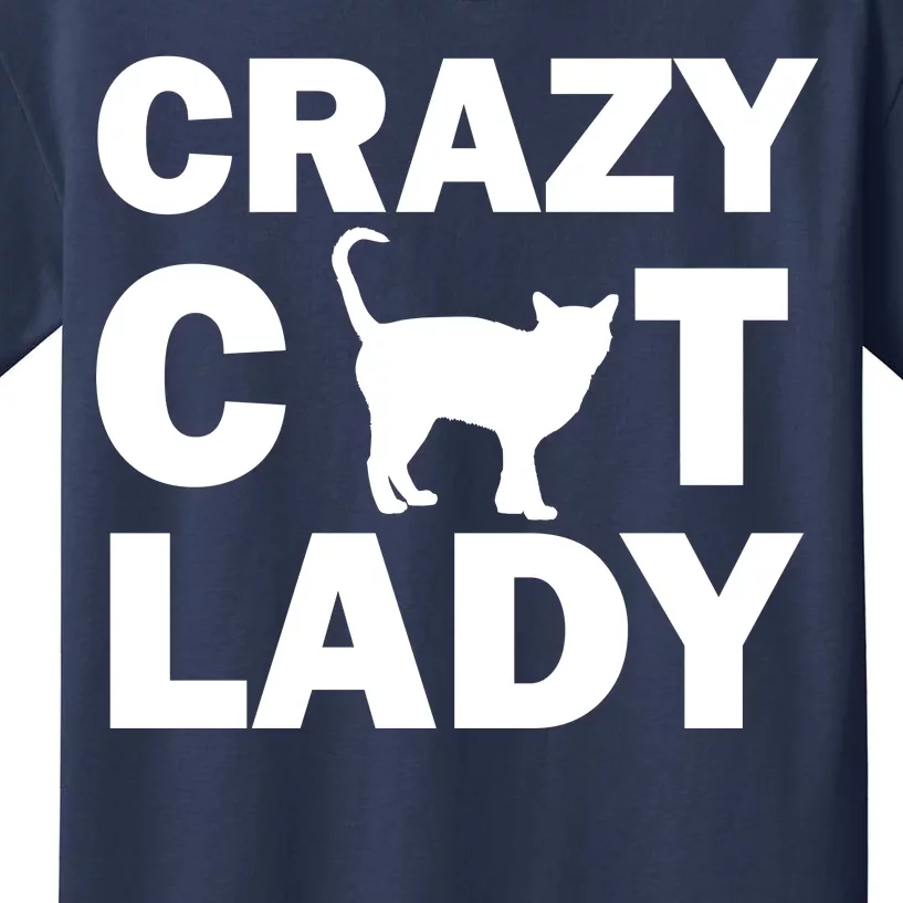 Crazy Cat Lady Kids T-Shirt