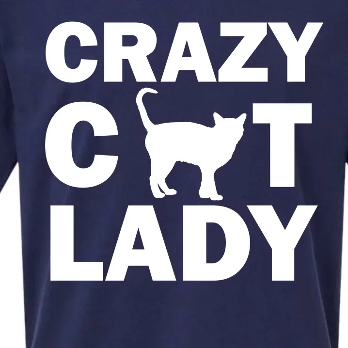 Crazy Cat Lady Sueded Cloud Jersey T-Shirt