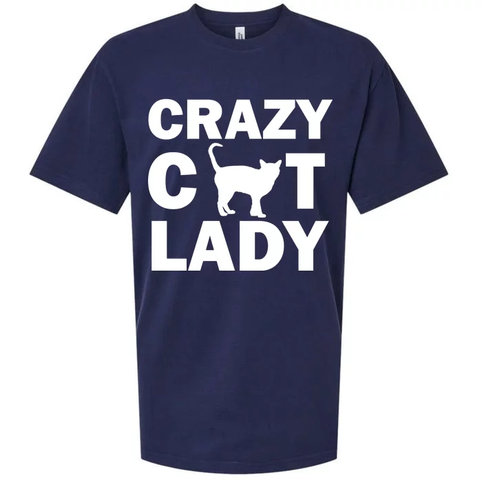 Crazy Cat Lady Sueded Cloud Jersey T-Shirt