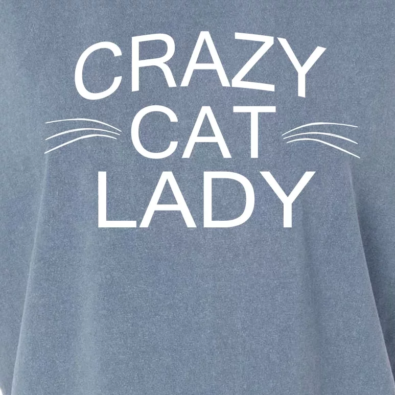 Crazy Cat Lady Whiskers Garment-Dyed Women's Muscle Tee