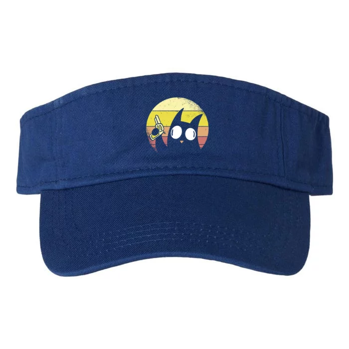 Crazy Cat Retro Sunset Valucap Bio-Washed Visor