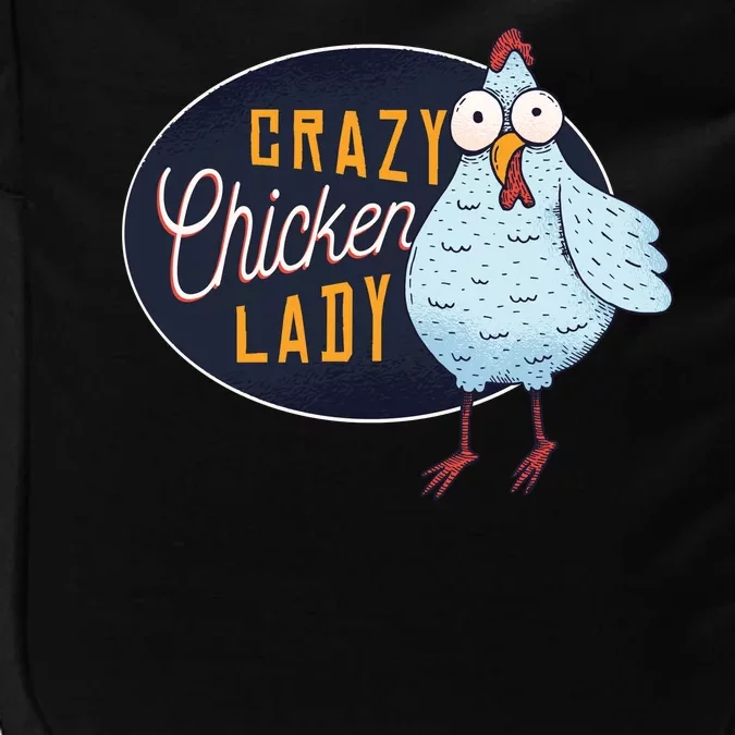 Crazy Chicken Lady Impact Tech Backpack