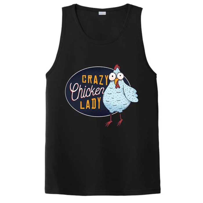 Crazy Chicken Lady Performance Tank