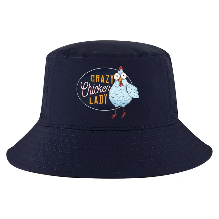 Crazy Chicken Lady Cool Comfort Performance Bucket Hat