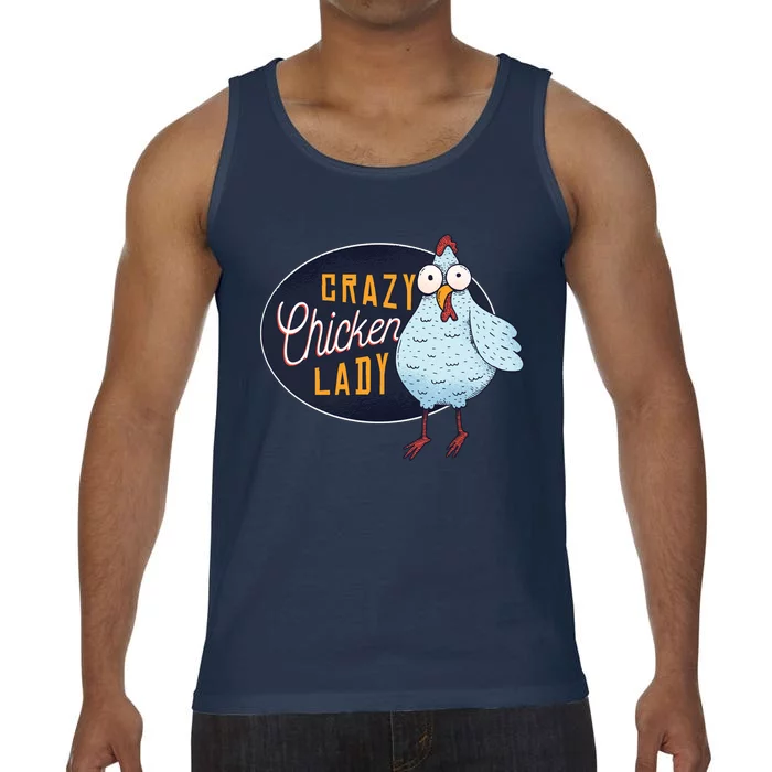 Crazy Chicken Lady Comfort Colors® Tank Top