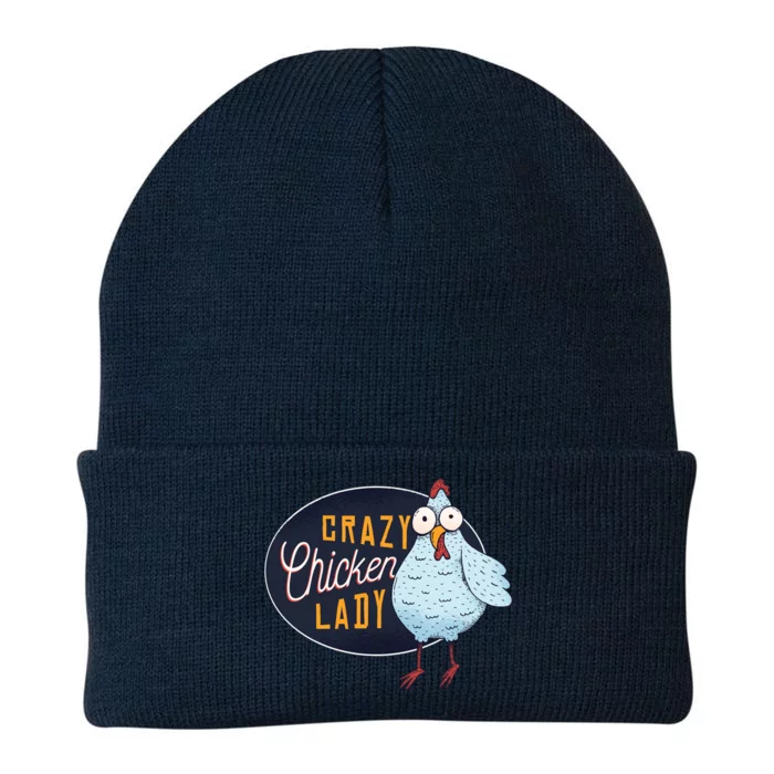 Crazy Chicken Lady Knit Cap Winter Beanie