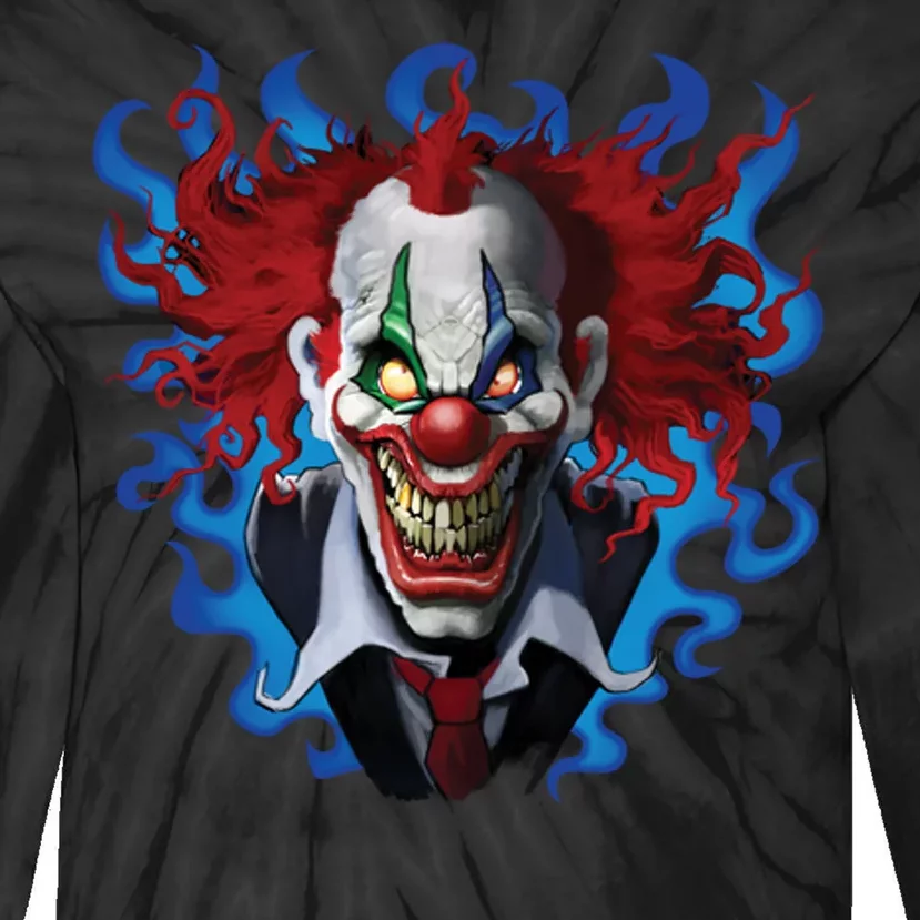 Crazy Clown Tie-Dye Long Sleeve Shirt