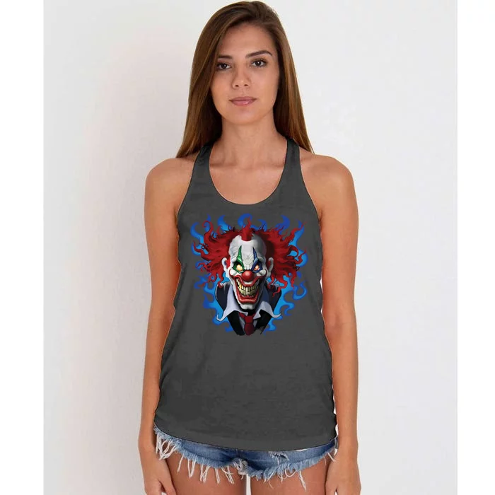 Crazy Clown Women's Knotted Racerback Tank