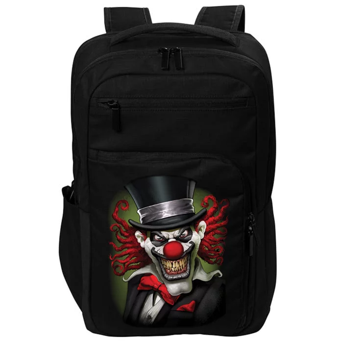 Crazy Clown Smiling Impact Tech Backpack