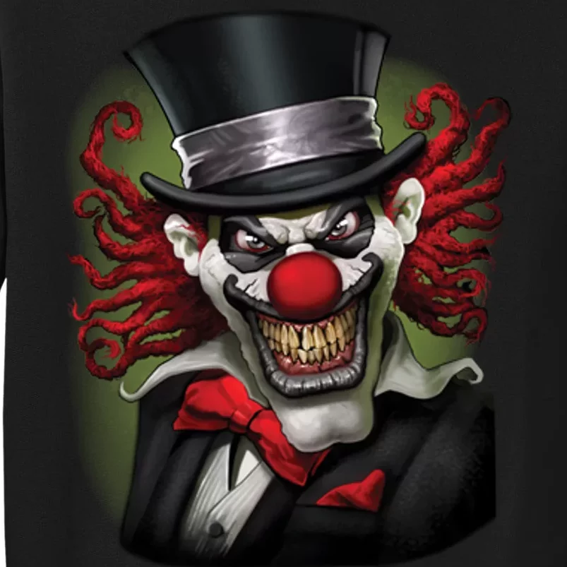 Crazy Clown Smiling Tall Sweatshirt