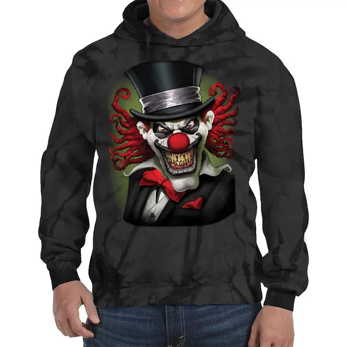 Crazy Clown Smiling Tie Dye Hoodie