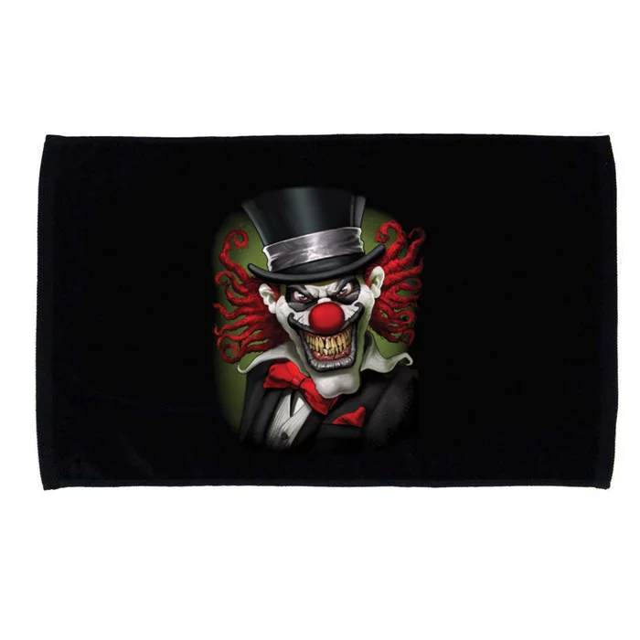 Crazy Clown Smiling Microfiber Hand Towel