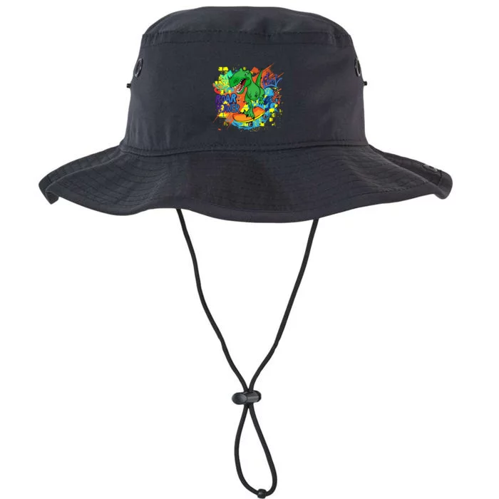 Crazy Cool Skateboarding T-Rex Legacy Cool Fit Booney Bucket Hat