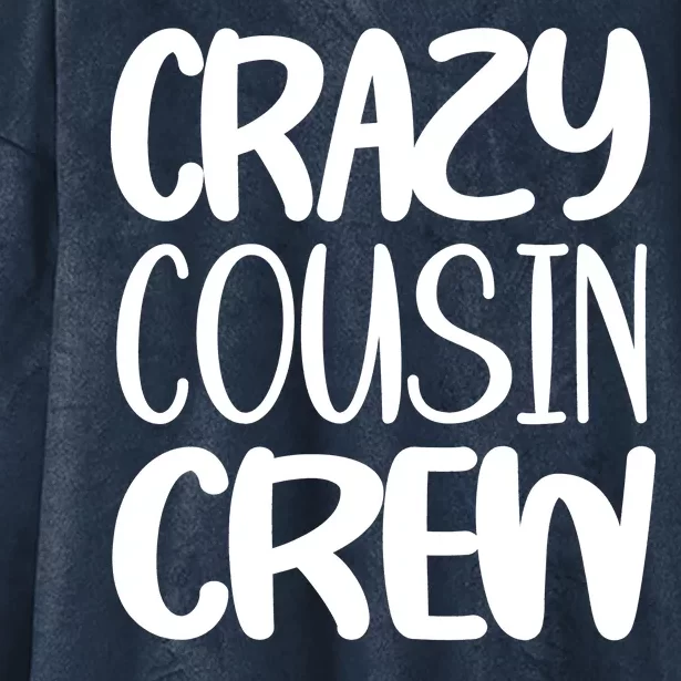 Crazy Cousin Crew Hooded Wearable Blanket