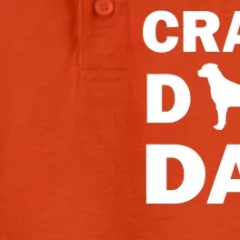 Crazy Dog Dad Dry Zone Grid Performance Polo