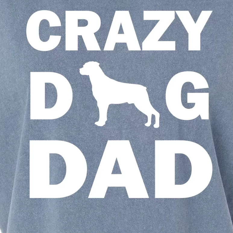 Crazy Dog Dad Garment-Dyed Women's Muscle Tee