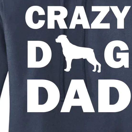 Crazy Dog Dad Women's Pullover Hoodie