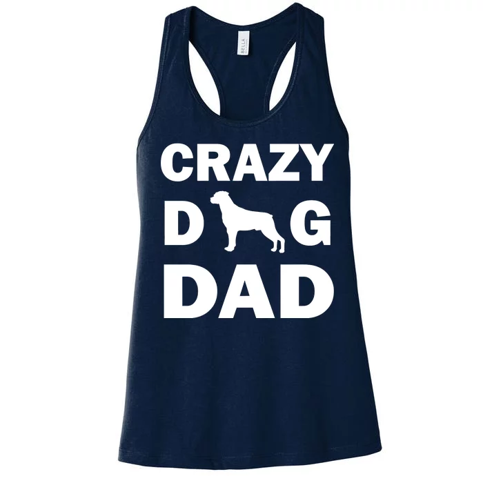 Crazy Dog Dad Women's Racerback Tank