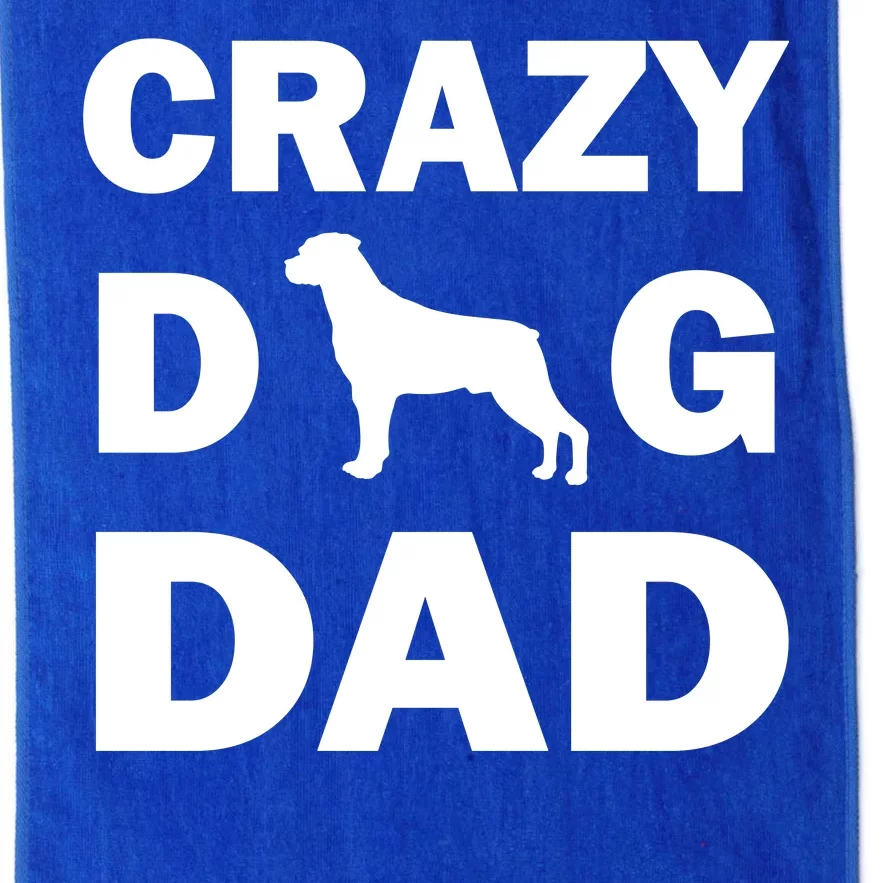 Crazy Dog Dad Platinum Collection Golf Towel