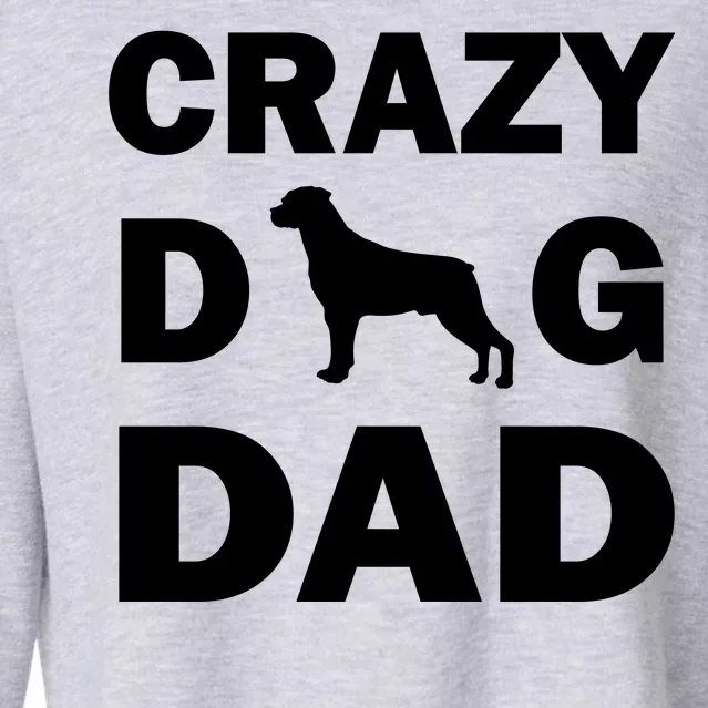 Crazy Dog Dad Cropped Pullover Crew