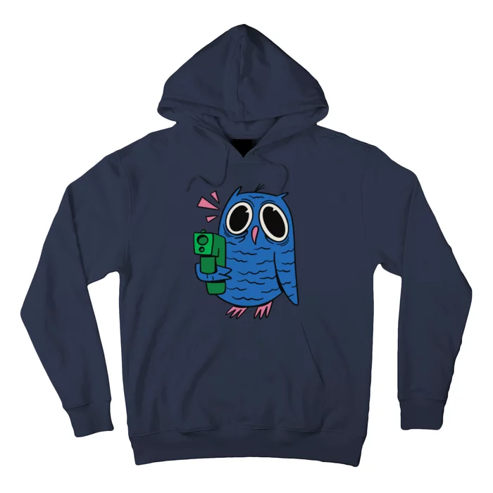 Crazy Owl Gun Hoodie